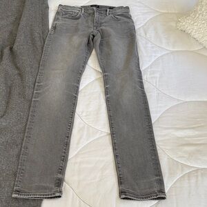 Joe's Jeans Women's light grey Asher Kinetic slim fit  Jeans